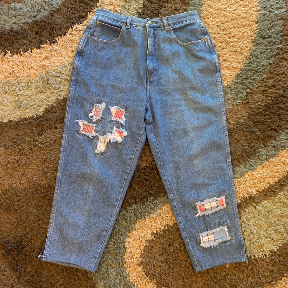 Vintage patchwork/ quilt jean